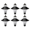 BENE  Garden Light Nice, ( Black 23 cm,  (Pack of 6 Pcs)
