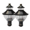 Bene Garden Light Bon (Black, 21 Cms, Pack of 2 Pcs)