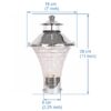 Bene Garden Light Nice RG, (Steel, 18 Cms, Pack Of 2 Pcs) - Image 5