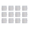 Bene LED 18w Square Slim Panel Ceiling Light, Color of LED Warm White (Yellow) (Pack of 12 Pcs)