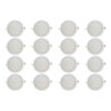 Bene LED 6w Round Slim Panel Ceiling Light, Color of LED Warm White (Yellow) (Pack of 16 Pcs)