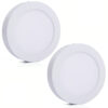 Bene LED 24w Round Surface Panel Ceiling Light, Color of LED White (Pack of 2 Pcs)