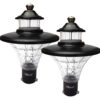 Bene Garden Light Smuk (Black, 21 Cms, Pack of 2 Pcs)