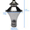 Bene Garden Light Smuk (Black, 21 Cms, Pack of 2 Pcs) - Image 2