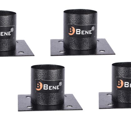 BENE Base Stand Square Black, Pack of 4 Pc