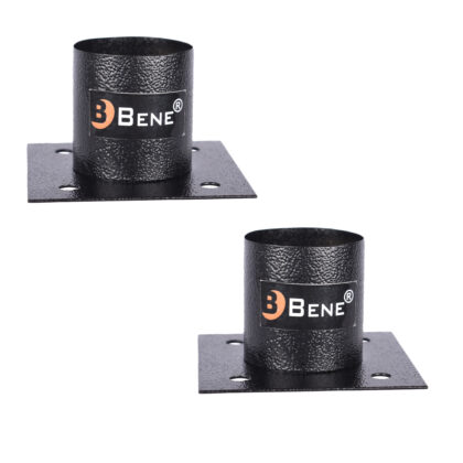 BENE Base Stand Square Black, Pack of 2 Pc