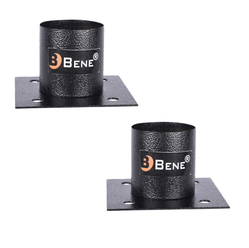 BENE Base Stand Square Black, Pack of 2 Pc