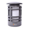 Bene Garden Light Mars Round  18 cm (Milky, Grey, Pack of 1 Pc)