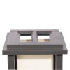 Bene Garden Light Tokyo Square 20 cm (Milky, Grey, Pack of 2 Pc) - Image 4
