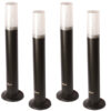 BENE Benjamin Bollard 62 cm (Clear, Black, Pack of 4 Pc) - Image 2
