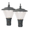 BENE Garden Light Bonic 21 Cm (Clear, Grey, Pack of 2 Pc)