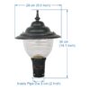 BENE Garden Light Kazan 24 Cm (Clear, Grey, Pack of 1 Pc) - Image 5
