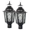 BENE Garden Light Linz 22 cm (Black, Pack of 2 Pc)