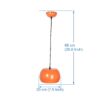 BENE Oran Pendant Lamp MS 20 cm, (Orange, Pack of 1 Pc) - Image 6