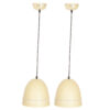 BENE Lancy Pendant Lamp MS 20 cm, (Khaki, Pack of 2 Pc)