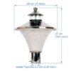 Bene Nice RG Garden Light 28 cm (SS, Pack of 2 Pc) - Image 4