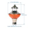 BENE Garden Light Pablo 21 cm (Orange SS, Pack of 1 Pc) - Image 4