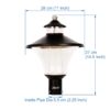 Bene Reno Garden Light 28 cm (Black, Pack of 1 Pc) - Image 4