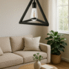 BENE Accra Pendant Lamp MS 25 cm, (Black, Pack of 1 Pc)