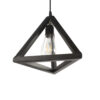 BENE Accra Pendant Lamp MS 25 cm, (Black, Pack of 2 Pc) - Image 4