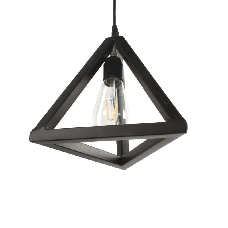 BENE Accra Pendant Lamp MS 25 cm, (Black, Pack of 1 Pc) - Image 4