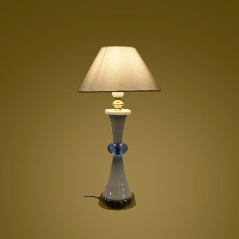 BENE Arizone Table Lamp MS 49 cm, (Cream, Gold Pack of 1 Pc) - Image 3