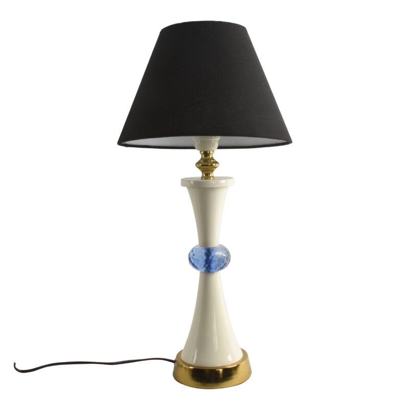 BENE Arizone Table Lamp MS 49 cm, (Cream, Gold Pack of 1 Pc) - Image 2