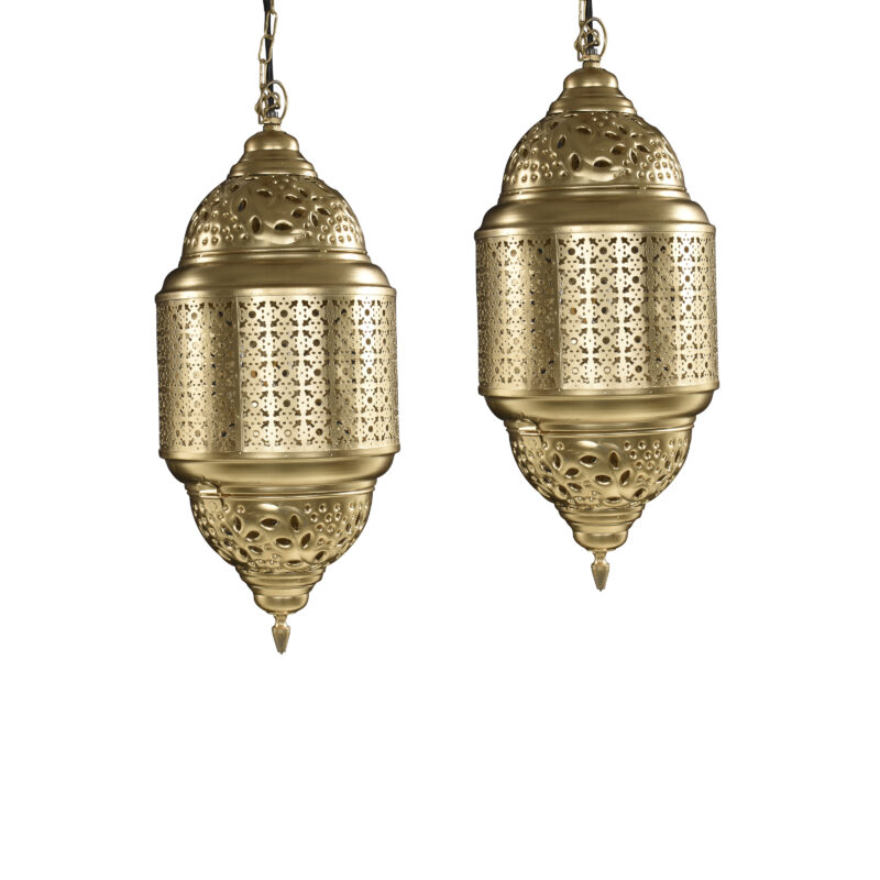 BENE Arris Pendant Lamp MS 20 cm, (Golden, Pack of 2 Pc) - Image 2