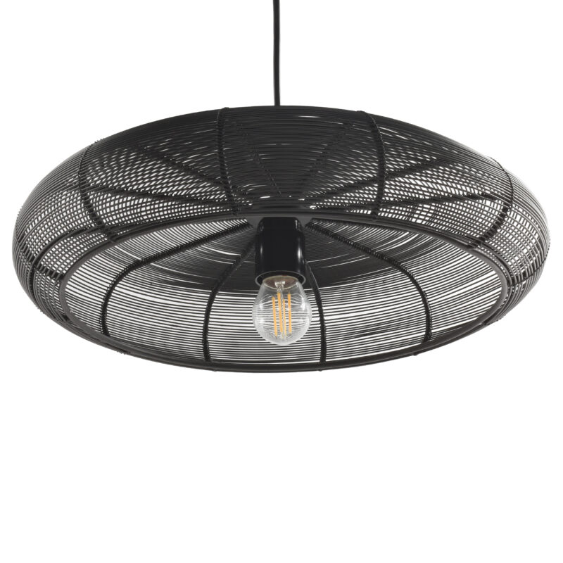 BENE Cali Pendant Lamp MS 41 cm, (Black, Pack of 2 Pc) - Image 3