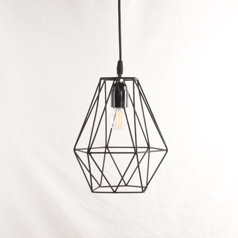 BENE Chico Pendant Lamp MS 20 cm, (Black, Pack of 1 Pc) - Image 2