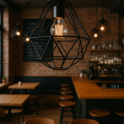 BENE Chico Pendant Lamp MS 20 cm, (Black, Pack of 1 Pc)