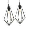 BENE Clive Pendant Lamp MS 18 cm, (Black, Pack of 2 Pc) - Image 2