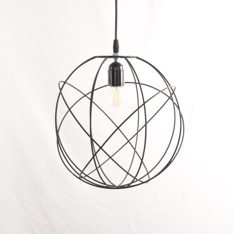 BENE Delta Pendant Lamp MS 31 cm, (Black, Pack of 1 Pc) - Image 2