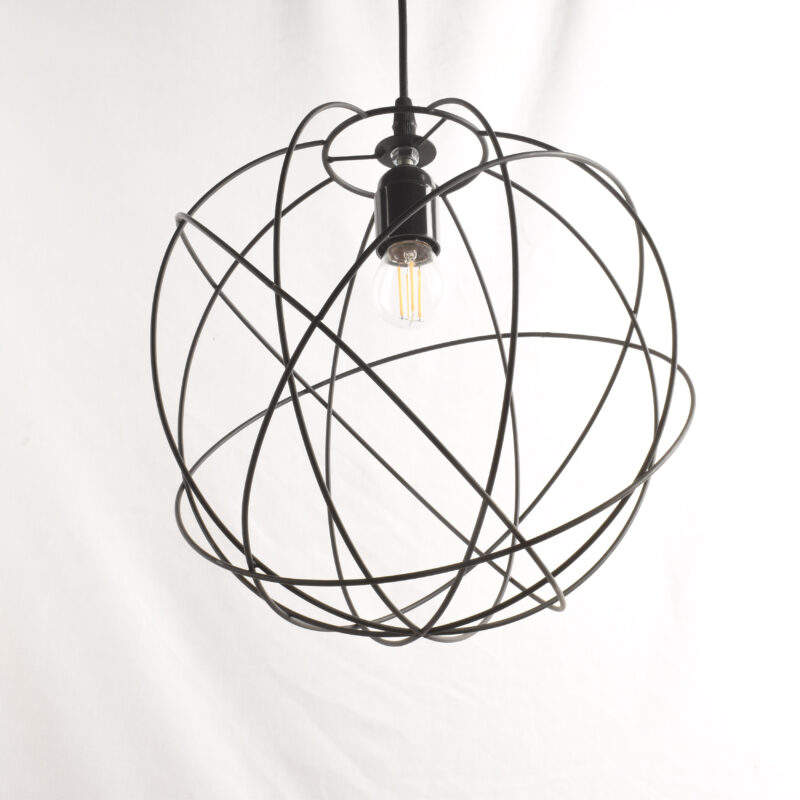 BENE Delta Pendant Lamp MS 31 cm, (Black, Pack of 1 Pc) - Image 3