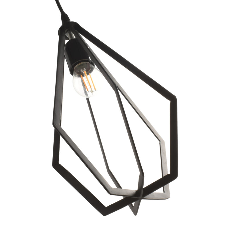 BENE Dijon Pendant Lamp MS 19 cm, (Black, Pack of 1 Pc) - Image 3