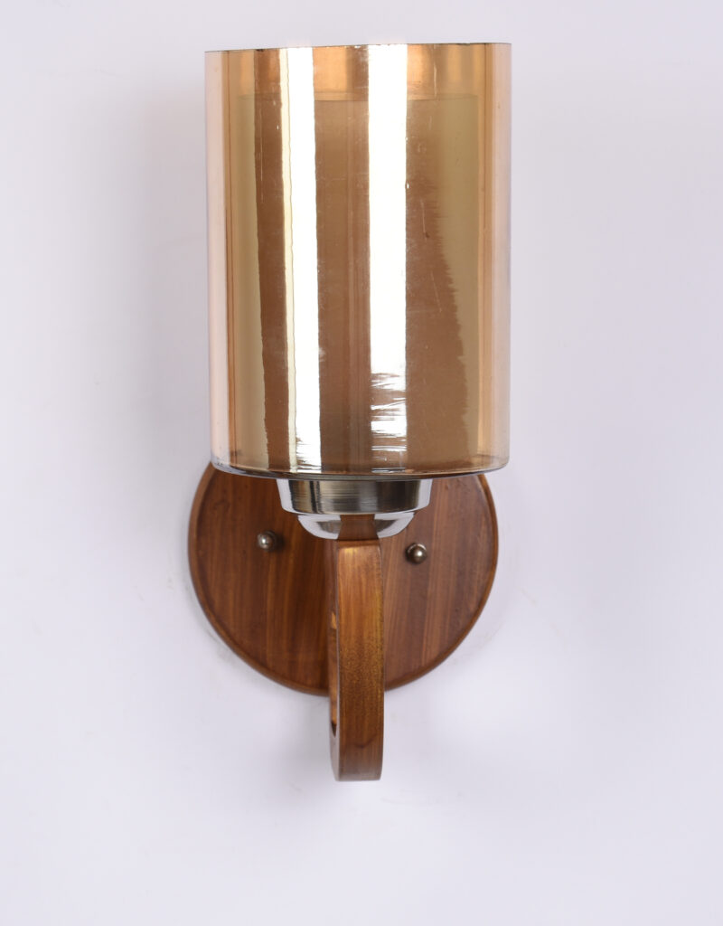 BENE Fargo Wall Lamp 11 cm, (Wood, Pack of 1 Pc) - Image 2
