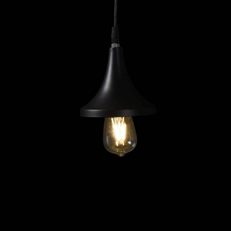 BENE Hangu Pendant Lamp MS 14 cm, (Black, Pack of 1 Pc) - Image 4