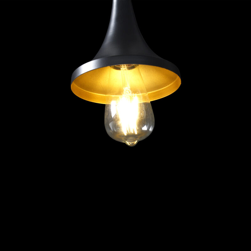 BENE Hangu Pendant Lamp MS 14 cm, (Black, Pack of 1 Pc) - Image 5
