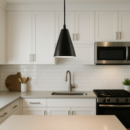 BENE Hawaii Pendant Lamp MS 14 cm, (Black, Pack of 1 Pc)
