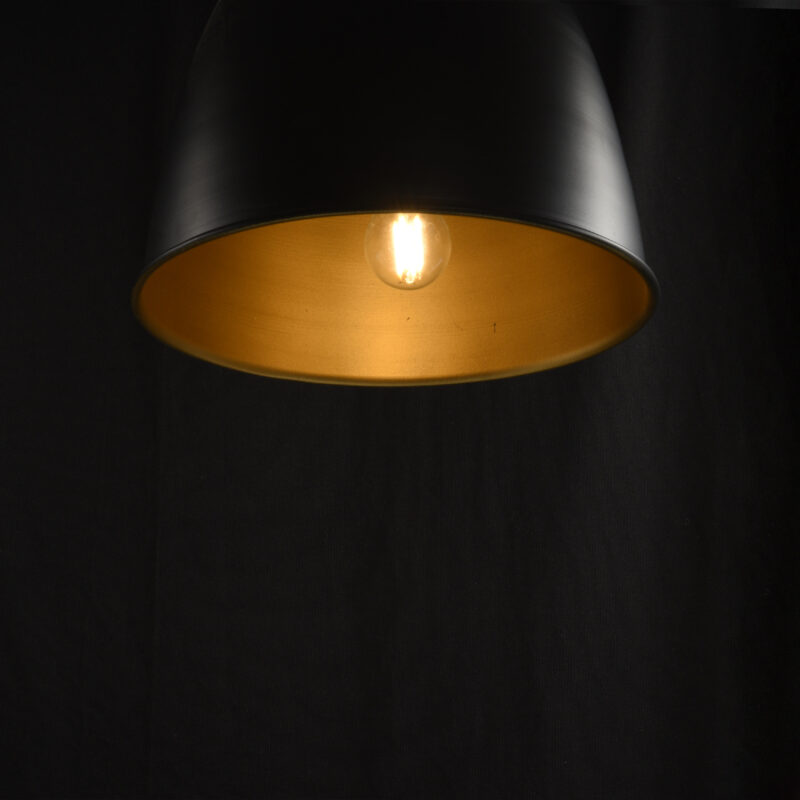 BENE Hazel Pendant Lamp MS 27 cm, (Black, Pack of 1 Pc) - Image 4