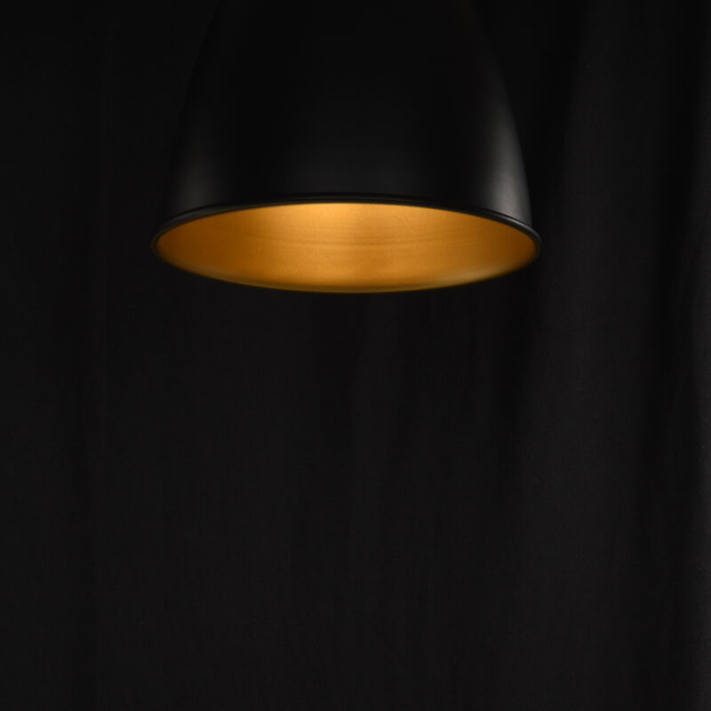 BENE Hazel Pendant Lamp MS 27 cm, (Black, Pack of 1 Pc) - Image 5