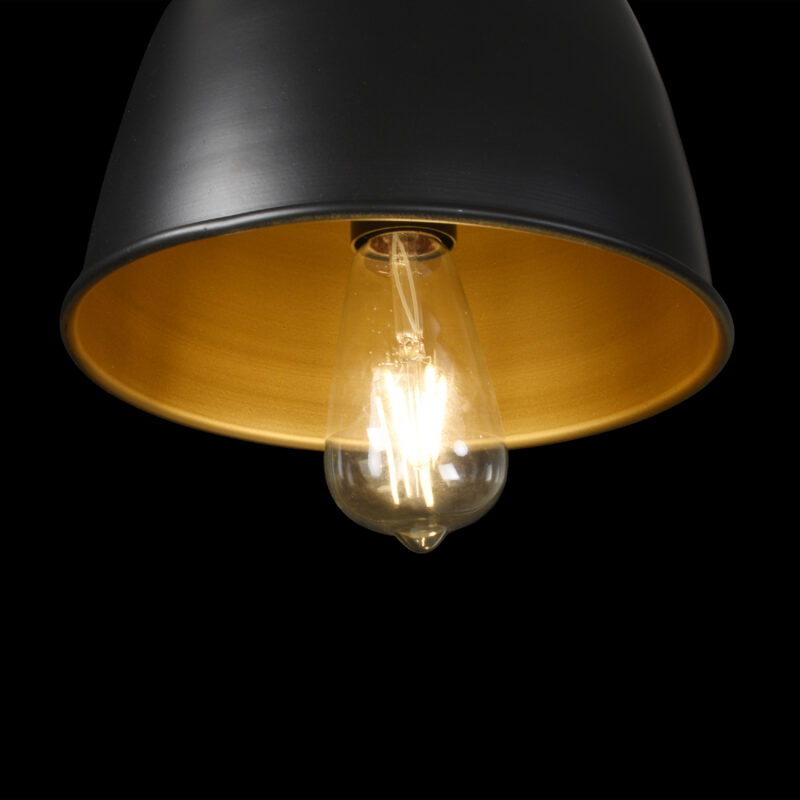 BENE Hazel Pendant Lamp MS 23 cm, (Black, Pack of 1 Pc) - Image 4