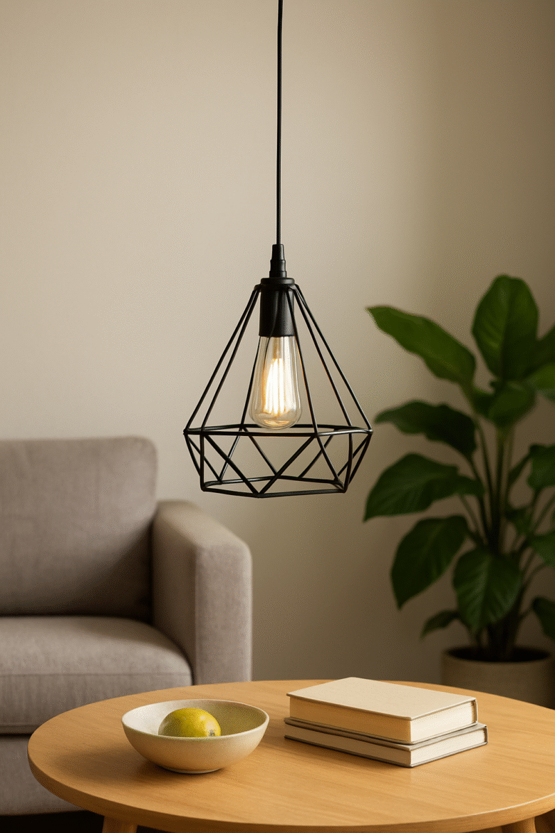 BENE Leon Pendant Lamp MS 17 cm, (Black, Pack of 1 Pc) - Image 6