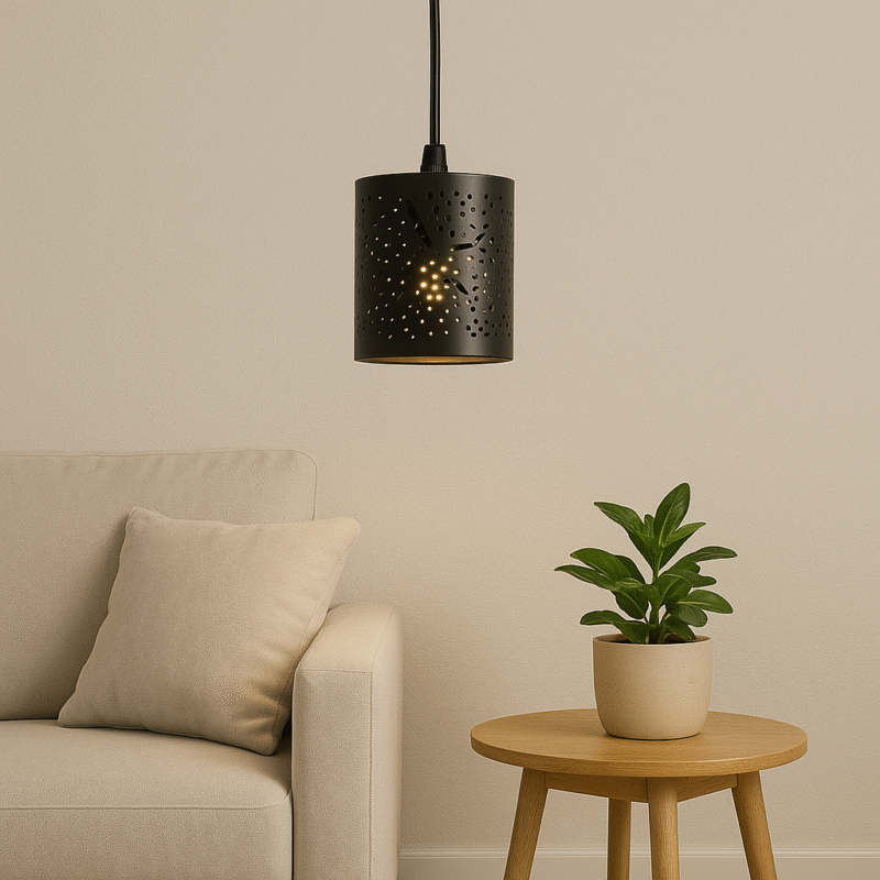 BENE Jack Pendant Lamp MS 8 cm, (Golden, Pack of 1 Pc)