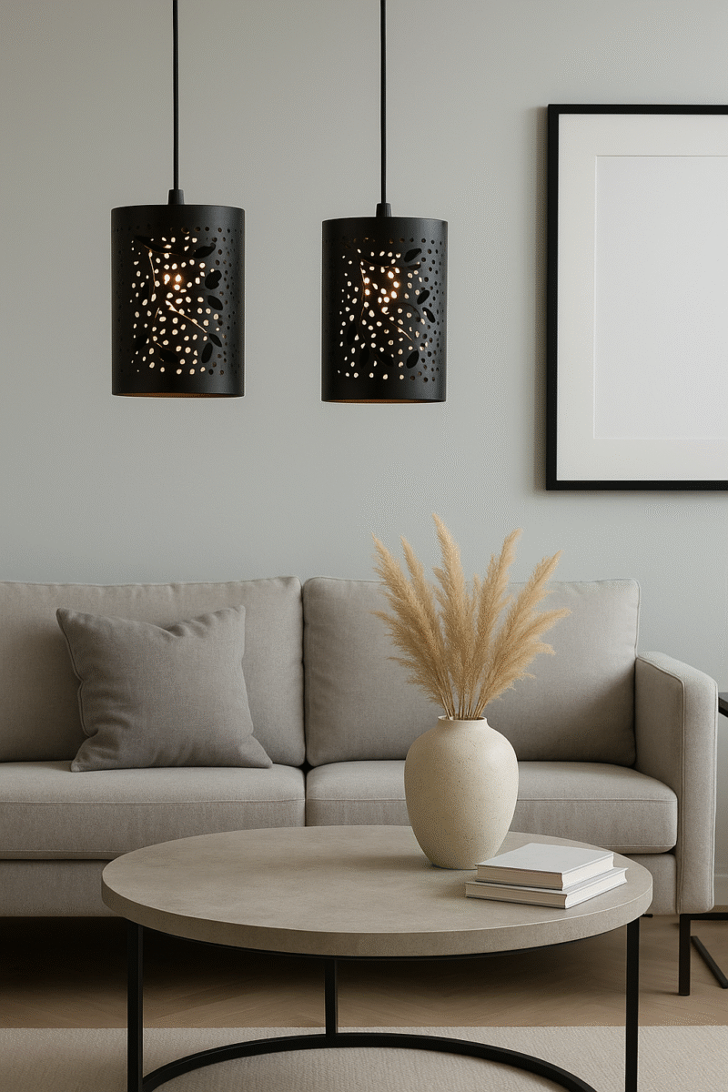 BENE Jack Pendant Lamp MS 10 cm, (Black, Pack of 2 Pc)
