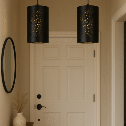 BENE Jack Pendant Lamp MS 12 cm, (Black, Pack of 2 Pc)