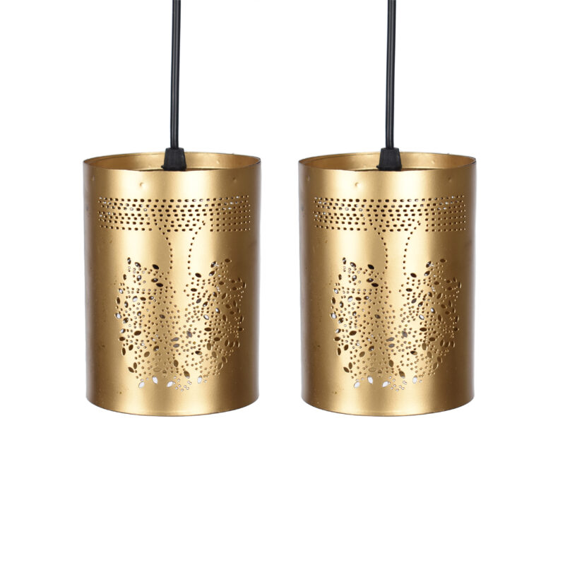 BENE Kyle Pendant Lamp MS 10 cm, (Golden, Pack of 2 Pc) - Image 2
