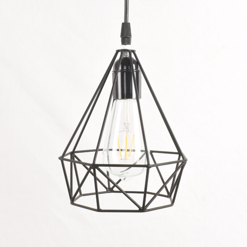 BENE Leon Pendant Lamp MS 17 cm, (Black, Pack of 2 Pc) - Image 3