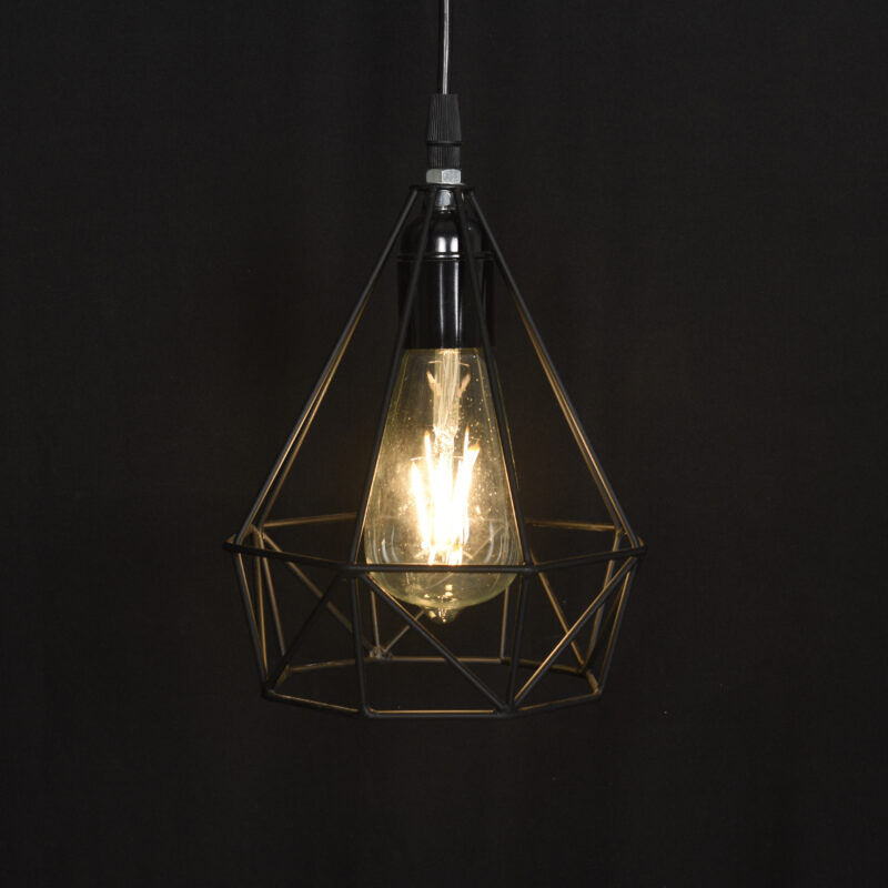 BENE Leon Pendant Lamp MS 17 cm, (Black, Pack of 2 Pc) - Image 4