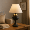 BENE Levin Table Lamp MS 38 cm, (Black, Pack of 1 Pc)